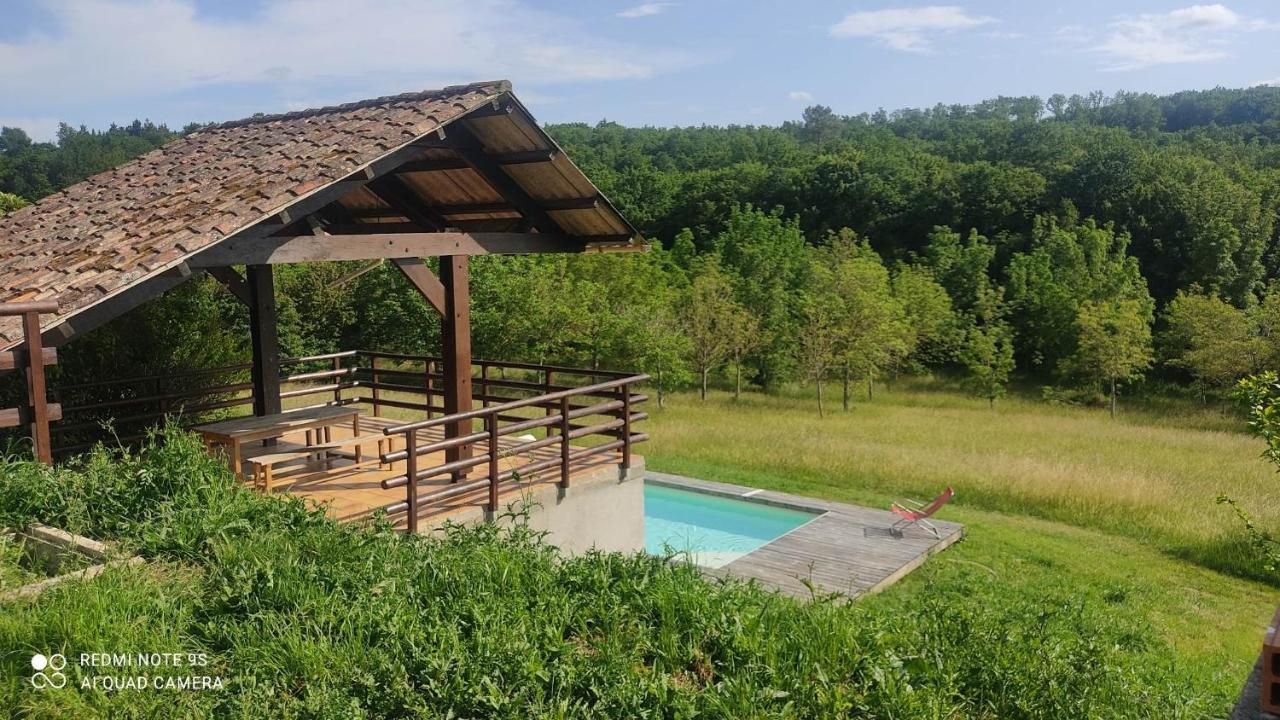 Ferme Du Bois Du Pouget Villa La Salvetat-Belmontet Luaran gambar